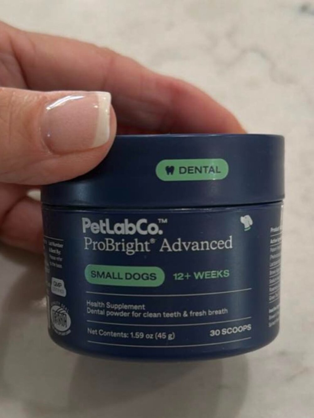 Pet Lab Co. Pro Bright Advanced Dental Powder for Small Dogs
